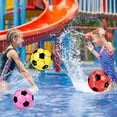 thumbnail image 4 of 4 Uds. Pelota de fútbol inflable de plástico para niños, pelota de fútbol tradicional, pelotas de playa de juguete, pelotas de vinilo inflables a granel para piscina, fiesta infantil, Color aleatorio, 4 of 5