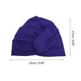 thumbnail image 4 of Unique Bargains 1 Pc Breathable Double Layer Swimming Cap Navy Blue, 4 of 6