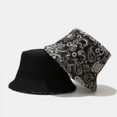 thumbnail image 4 of Unisex Cashew Flower Pattern Print Bucket-Hat Double-Side-We, 4 of 5