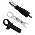 thumbnail image 4 of Kit Adaptateur Rivet Électrique, Poignée en Plastique Acier Allié Économiseur de Travail Adaptateur Rivet Électrique pour Bureau, 4 of 8
