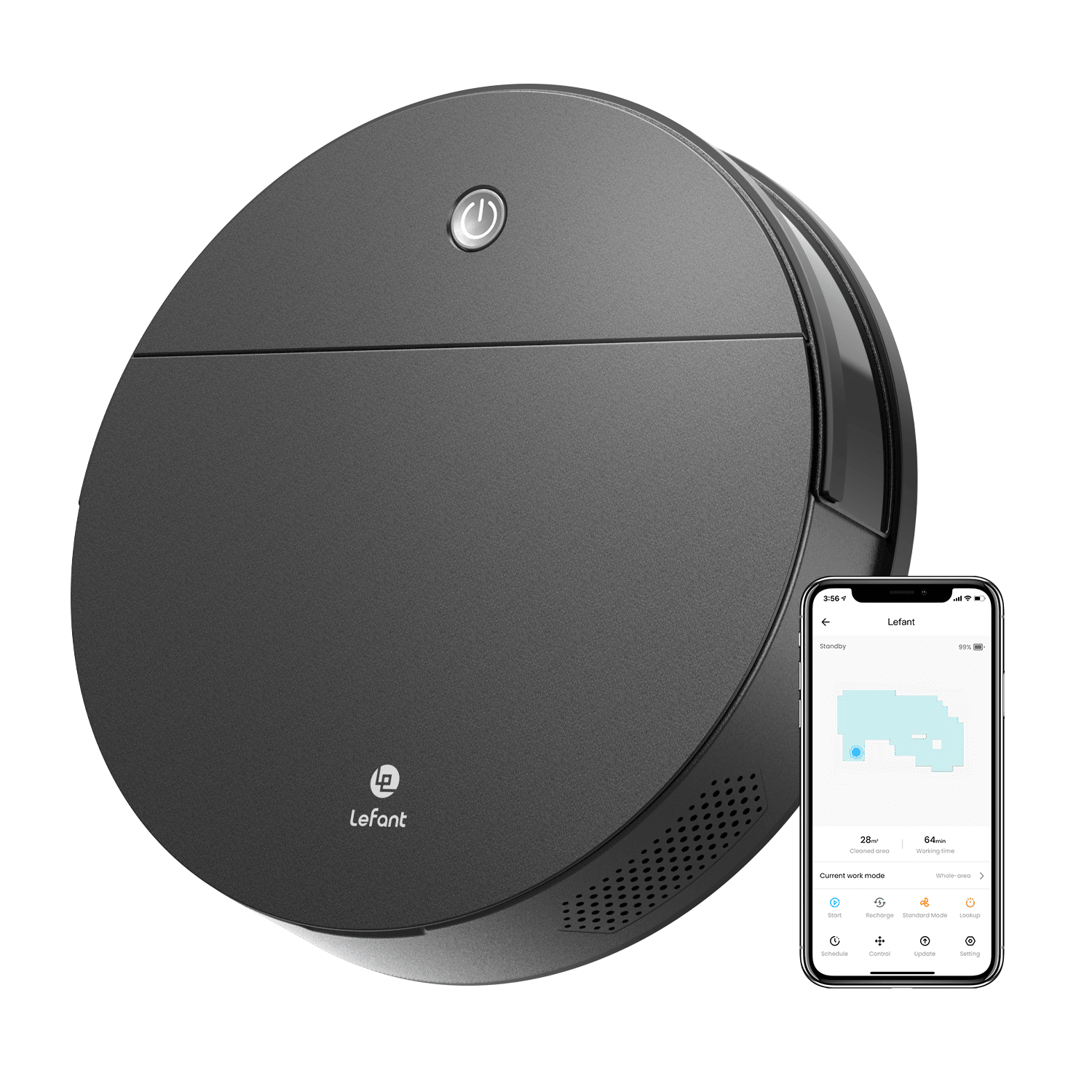 Lefant Robot Vacuum Cleaner, SelfCharging Robotic Vacuum ,2000Pa