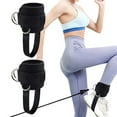 thumbnail image 4 of Adjustable Wrist Ankle Cuffs D Ring Pulley Lifting Straps Gym Cable Attachments, 4 of 8