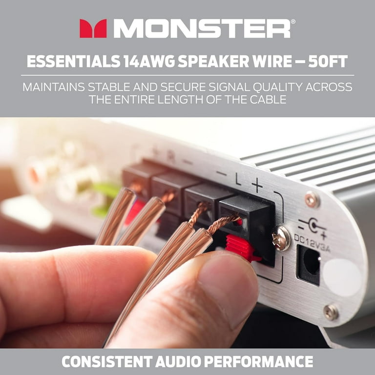 Monster xp speaker wire positive negative sales