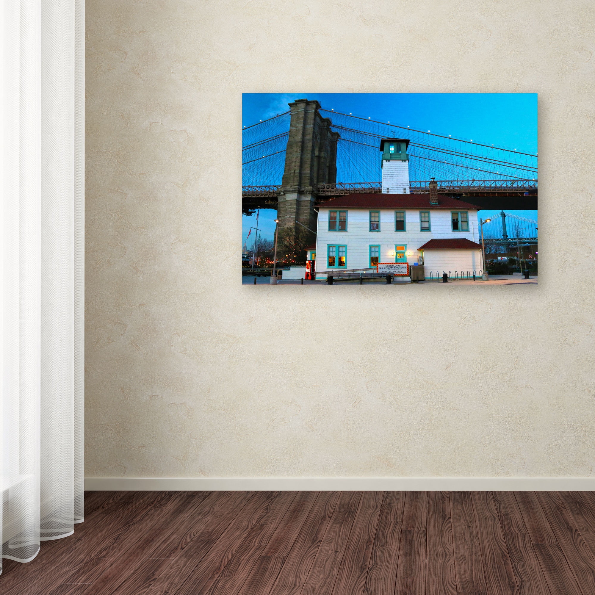 Trademark Fine Art "Brooklyn 1" Canvas Art by CATeyes