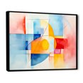 thumbnail image 2 of Designart "Pastel Geometric Ink Explosion Burst of Harmony II" Abstract Framed Wall Art - Modern Colorful Abstract Geometric Entryway Framed Wall Art Print, 2 of 6