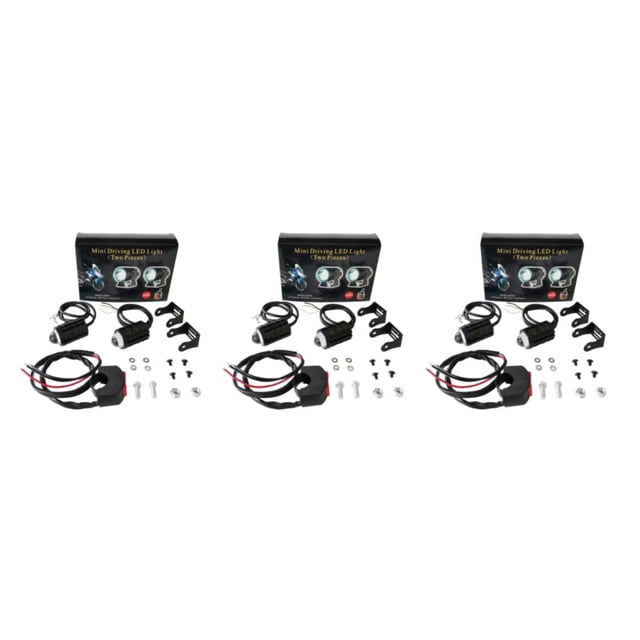 Speravity Faro de coche, foco brillante, proyector de conducción, faro delantero, camiones, SUV, reemplazos universales, 2 luces/1 interruptor Type1 NO1