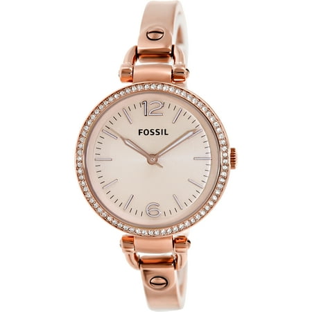 Fossil Women's Georgia ES3226 Rose-Gold Stainless-Steel Analog Quartz Watch