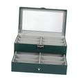 thumbnail image 2 of Estuche para gafas Yuyangstore organizador de almacenamiento de gafas de sol verde 12 pares, 2 of 8