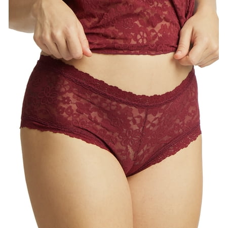 

Hanky Panky Daily Lace Boyshort (771201P) Medium Lipstick Red
