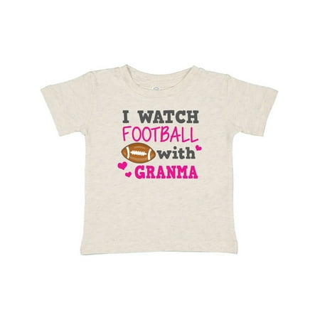 

Inktastic I Watch Football with My Granma Gift Baby Girl T-Shirt