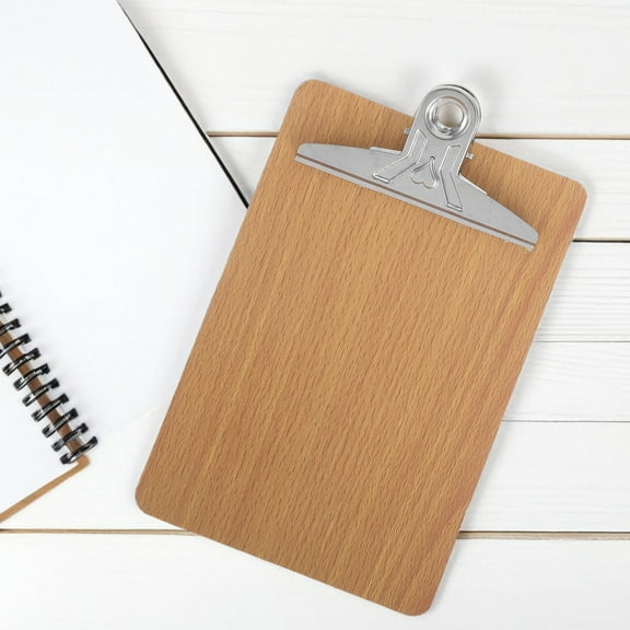 YSNOOWE 1Pack Chic Multi Color Wooden Small Clipboards with Strong Clamping .5 * 5.7 * 0.12 Inch