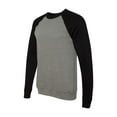 thumbnail image 2 of BELLA + CANVAS Unisex Sponge Fleece Raglan Crewneck Sweatshirt Size up to 2XL, 2 of 3