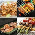 thumbnail image 4 of Brochetas para parrilla, brochetas para parrilla Kabob, brochetas largas de acero inoxidable de 37,5 cm, brochetas para Kebab, brochetas para carne para fogata o bandeja para parrilla (juego de 10) Sailing  Electrónica, 4 of 4