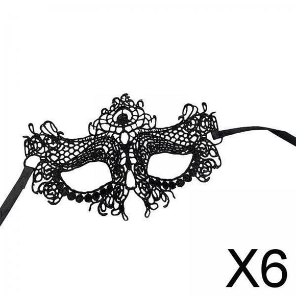 BELOVING 6xCreative Mardi Gras Masquerade Costume Cosplay Women's for Party Favor 22cmx13cm