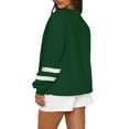 thumbnail image 4 of Sweatshirt for Women Women's Fashion Casual Round Neck Loose Long Sleeve Solid Color Sweatshirt, 4 of 7