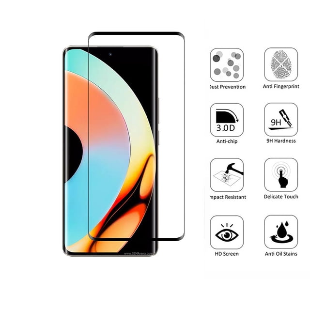 Mica Realme 10 Pro Plus 5G Protector De Pantalla Para Realme C33 C30 C35 C25 C21 C12 C15 C31 9 GT 3T 2T Narzo 50 5G Película Protectora De Vidrio Templado + Cámara + De Fibra De Carbono hidrogel Gao Jiahui unisex
