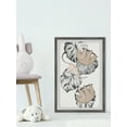 thumbnail image 6 of Marmont Hill Monkey and Sloths Palms Framed Wall Art, 6 of 6