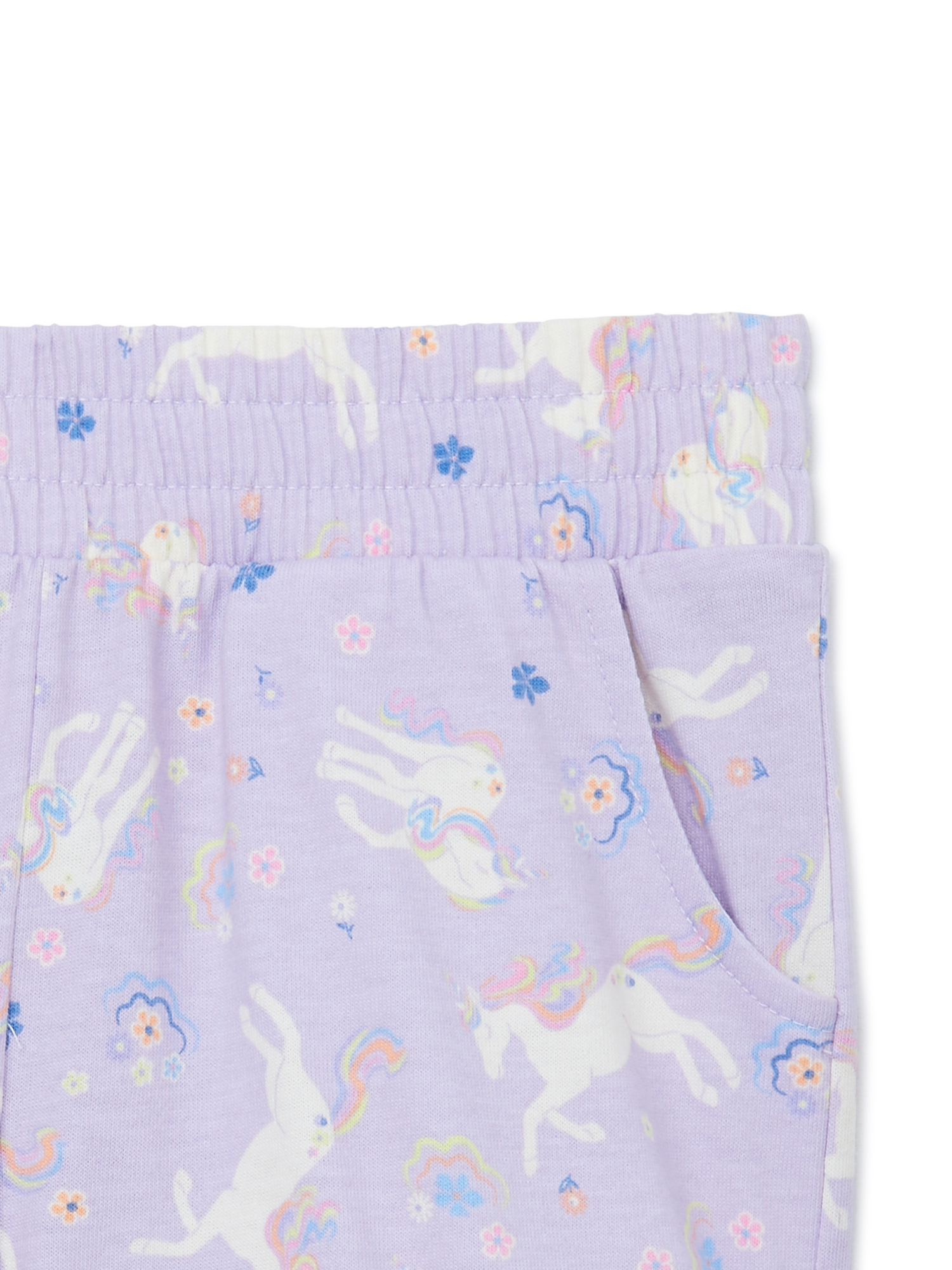 Wonder Nation Girls’ Jersey Dolphin Shorts, Sizes XS-XL & Plus - image 2 of 3