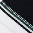 thumbnail image 6 of Men's Polos Striped Colorblock Golf Shirt 3-Button Collared Business Casual Summer Blouses Tops Big and Tall (5XL, Green-Striped), 6 of 6