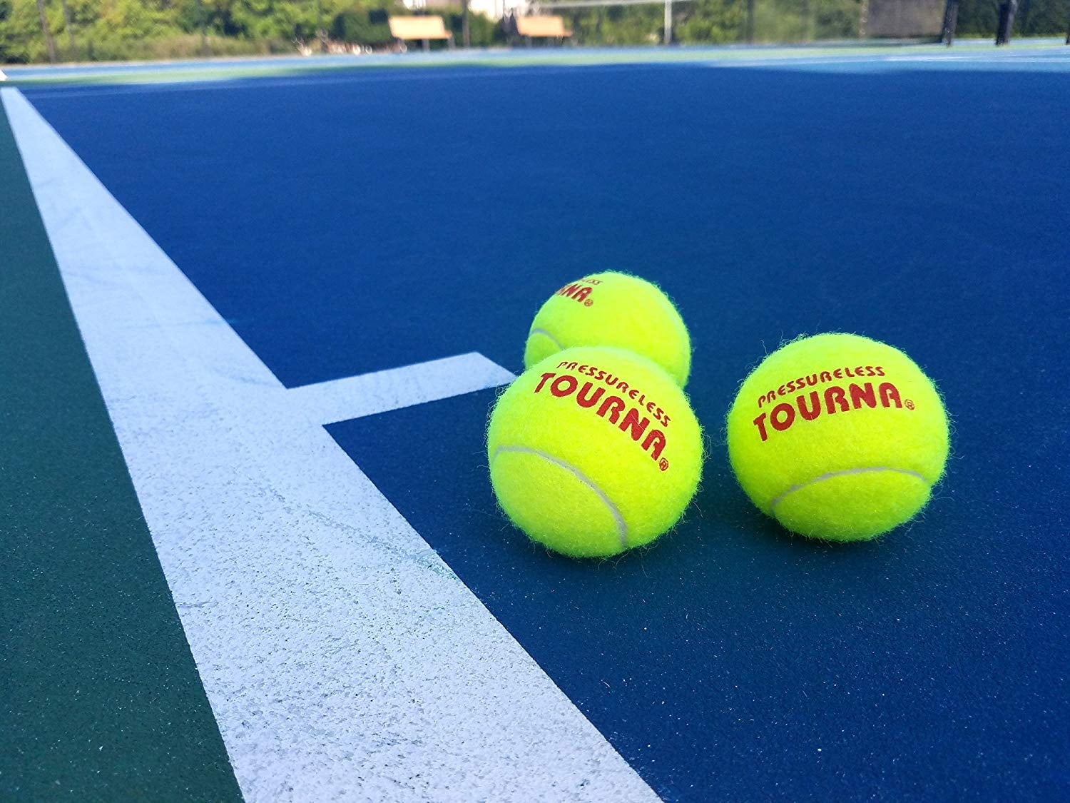 Tourna® Pressure less Tennis Balls 18 Count Bag
