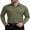 Army Green, variant on Men's Button Down Shirts Long Sleeve Stretch Dress Shirt Wrinkle Free Business Shirt