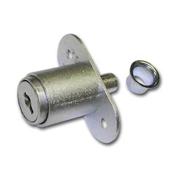 Key 642 Disc Tumbler Plunger Lock - Dull Chrome