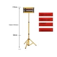 thumbnail image 2 of Automotive Baking Paint Lamp Shortwave Infrared Drying Lamp Baking Film Lamp Handheld Bracket 2-in-1 Mobile ,Easy to Use, 2 of 7