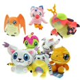 thumbnail image 2 of Dibujos animados de Anime, nuevo Digimon Adventure, muñeco con patrón Kawaii, Snubbull Gomamon Tailmon Agumon PP, juguete colgante de algodón, regalos para niños, 2 of 4