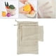 thumbnail image 4 of Bolsas reutilizables de algodón para verduras, bolsas para almacenar alimentos, bolsas para frutas y verduras. Hebilla de plata 3pcs, 4 of 9