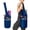 Crystal Blue, variant on ALLEN & MATE 100% Cotton Canvas Yoga Mat Bag - Shoulder Strap Carrier Large Size Pocket Zipper Storage Yoga Bag holds more Accessories & Pilates Mats