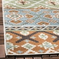thumbnail image 3 of SAFAVIEH Veranda Dogon Southwestern Indoor/Outdoor Area Rug, 2'7" x 5', Green/Terracotta, 3 of 6
