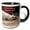 Black/White, variant on 3drose, White Sleeping Llama, This Llama Is Taking a Load Off and Informing Others That It’s a "power Nap.", 11oz Mug