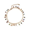 thumbnail image 2 of Minnieouse Tobilleras cadena bohemio personalidad pie gargantilla cadenas playa cristal diamantes de imitación cuentas joyería mujer Ropa Accesorios Ropa, zapatos y accesorios Miscelánea Minnieouse  AP016856-01, 2 of 6
