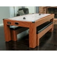 thumbnail image 2 of Hathaway Sherwood Air Hockey Table with Benches, 7-ft, Cherry/Black, 2 of 13