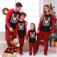 thumbnail image 1 of Conjuntos de pijamas navideños familiares para adultos y niños de 2024, conjunto de pijamas a juego para la familia, para padre, madre, niños y bebés, conjuntos de pijamas con estampado navideño, 1 of 5