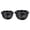 Black, variant on Lynono Co.,Ltd 2Pcs 3D Printed Aquariums Decoration Floating Bettas Hide with Feeding Rings