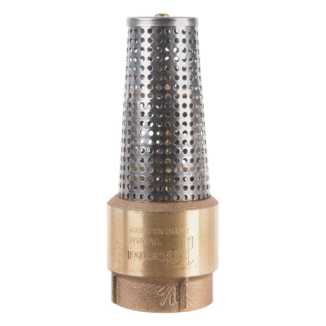 Pie de resorte de latón FIP de Valve CAMPBELL MANUFACTURING LLC