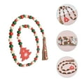 thumbnail image 4 of Entireivity Christmas Wood Bead Garland Farmhouse Bead Garland Christmas Party Wall Hanging Decor, 4 of 8