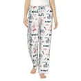 thumbnail image 2 of Goofa Cute Magic Bunny Printed Soft Pajama Pants for Women, Wide Leg Comfy Casual Lounge Yoga Pants-XX-Large, 2 of 9