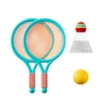thumbnail image 1 of Juego de bádminton y tenis para niños, ligero, juguete interactivo para padres e hijos. Azul, 1 of 9