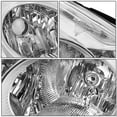 thumbnail image 6 of DNA Motoring OE Style Headlight for 2010-2012 Nissan Altima Sedan, Chrome Housing Clear Corner, 6 of 6