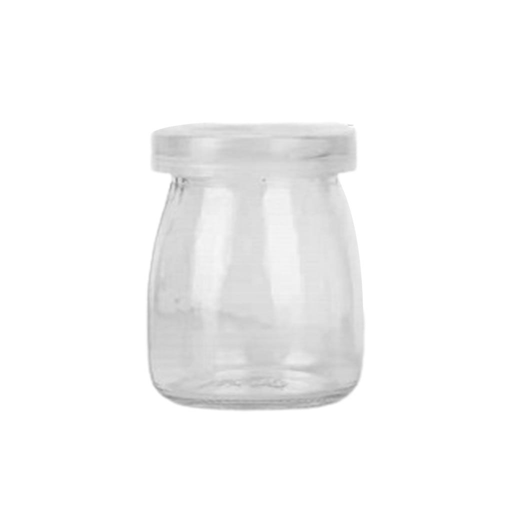 HESITONE Glass Jars with Cork Stopper Pudding Glass Bottle Wishing