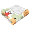 thumbnail image 2 of Cartoon Network's Johnny Bravo Johnny's Moves Kids Silk Touch Throw Blanket, 2 of 5