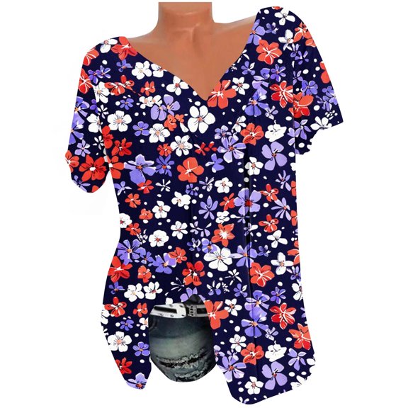 Womens Blouses for Wedding Letter Print Tee Women Summer Tops V Neck My Orders Placed Recently By Me