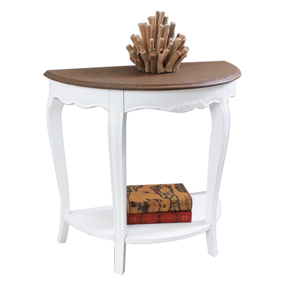 Ashbury Altesse Oak Veneer Halfmoon Wall Table