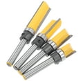 thumbnail image 2 of 3 Sets Flush Trim Router Bits Assorted Trimming Cutter Groove Router Bit Set for Woodworking, 2 of 6
