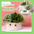 thumbnail image 6 of Beginners Crochet Kit,Bexikou 6Pcs Coasters Crochet Starter Kit Plant Pot, Complete Craft Knitting Supplies Kit with Tutorials, Crochet Yarn for Adults Beginners DIY Craft Projects, 6 of 7