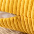 thumbnail image 4 of Paquete de 2 fundas de almohada de pana de 30 x 50 cm, fundas de almohada lumbar de color amarillo dorado para sofá, dormitorio o sillón., 4 of 5
