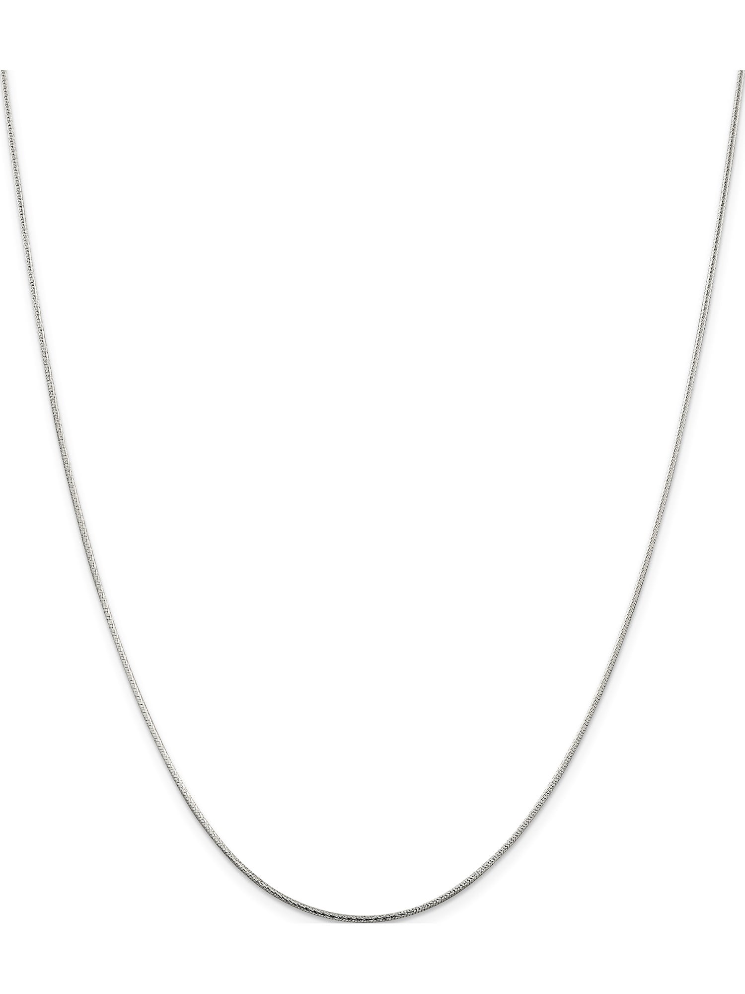Beautiful Sterling Silver 1.25mm Round Snake Chain