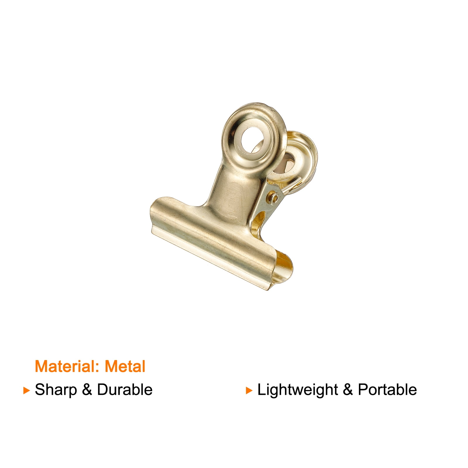 100 Gold Thumb Tacks For Bulletin Boards - Metal Push Pins For Office & Home